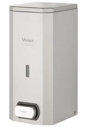 Фото №1 - VEIRO: Дозатор для жидкого мыла 1,5л наливной SAVONA Steel металл