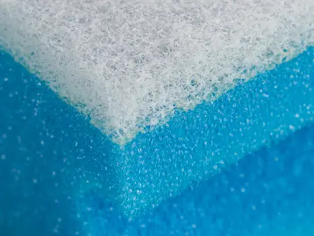 Vileda: Губка 7х15см мягкая (бел.абразив) голубой