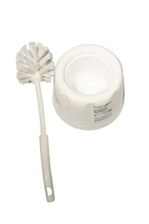 Хозяйственный инвентарь: Ерш унитазный с подставкой пластик(комплект) SVIP Vogue белый