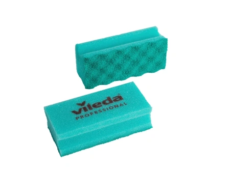 Фото №1 - Vileda: Губка ПурАктив 6,3х14х4,5см зеленый