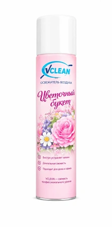 Освежители воздуха: VCLEAN 300мл ЦВЕТОЧНЫЙ БУКЕТ