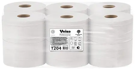 Фото №4 - VEIRO: Бумага туалетная 2сл 170м/9,5 Comfort белый