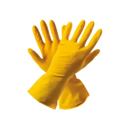 Перчатки: резиновые латексные плотность экстра L с хлопковым напылением