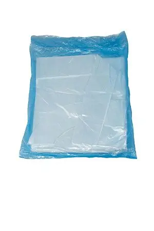 Фото №4 - Одноразовые: Фартук полиэтиленовый одноразовый белый/прозрачный /пач.=100 шт.