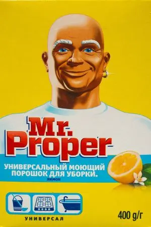 Чистящее средство: МИСТЕР ПРОПЕР 400г порошок для полов ЛИМОН