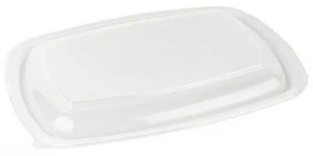 Одноразовая продукция: Крышка к контейнеру 1000мл 230х170х22мм ПП К-230К Полиэр прозрачная /пач.=50 шт.