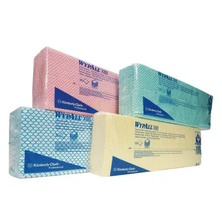 Kimberly-Clark: Салфетки Вайпол Х80 1сл 41,6х34,4см желтые /пач.=25 шт.