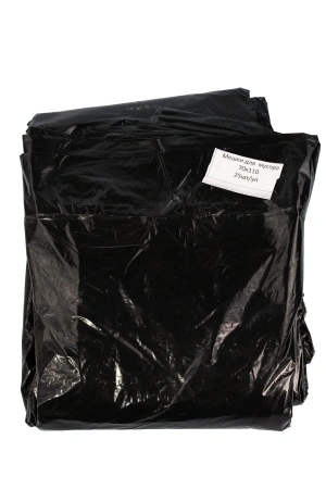 Мешки для мусора: 100л 70х100 ПВД 100мкм черные