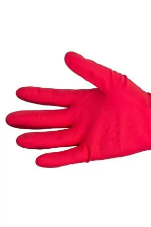 Vileda: Перчатки многоцелевые L красный резиновые