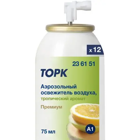 Tork: Освежитель воздуха A1 Premium 75мл тропический аэрозольный