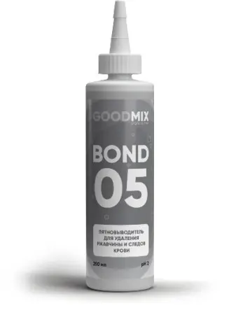 Вортекс: GOODMIX BOND 05 1л пятновыводитель для удаления ржавчины и следов крови