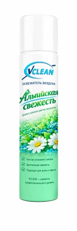 Освежители воздуха: VCLEAN 300мл АЛЬПИЙСКАЯ СВЕЖЕСТЬ