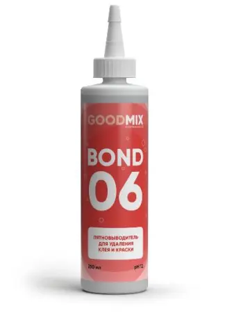 Вортекс: GOODMIX BOND 06 1л пятновыводитель для удаления клея и краски