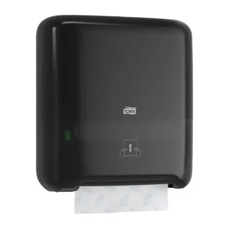 Tork: Диспенсер H1 Elevation Matic для рулонных полотенец черный