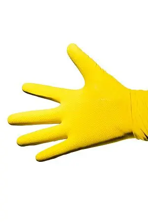 Фото №5 - Перчатки: резиновые латексные MITRA М с хлопковым напылением