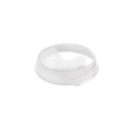 Одноразовая продукция: Крышка к контейнеру ONEBOWL ULTRAPROOF 760мл d-154мм ПЭТ прозрачная купольная /пач.=25 шт.