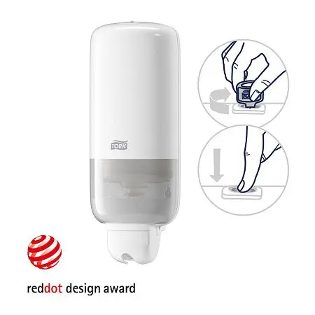 Фото №4 - Tork: Диспенсер S1/S11 Elevation 1л для жидкого мыла белый