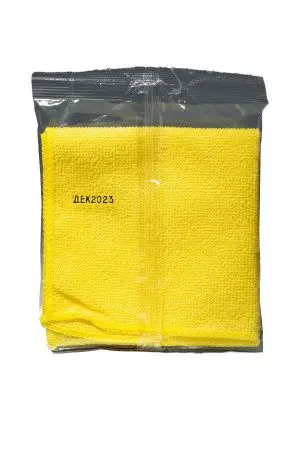 ХозСалфетки: универсал VCLEAN 30х30 220г/м2 микрофибра жёлтая