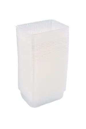 Фото №7 - Одноразовая продукция: Контейнер пластиковый прямоугольный 750мл 179х132мм прозрачный Д-Полимер /пач.=50 шт.