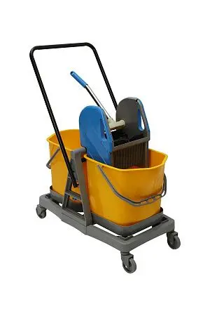 Фото №13 - Вик: Тележка 2х20л пластик с отжимом MRY