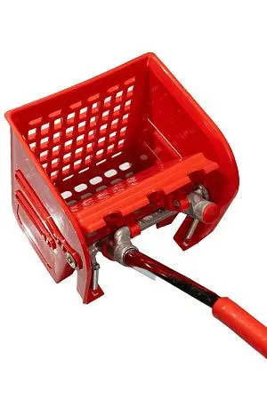 Фото №7 - Вик: Тележка 1х20 пластик с отжимом красная MRY
