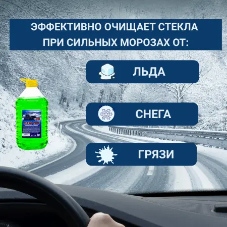 Чистящее средство: Омыватель стекол - 30 5л