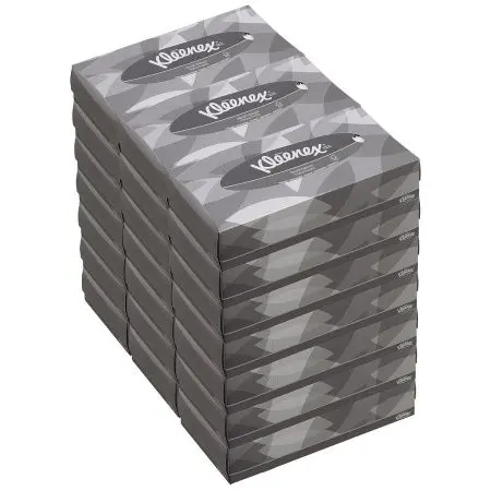 Kimberly-Clark: Салфетки Клинекс 2сл 100л для лица белые