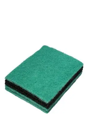 Губки,скрабы: для посуды VCLEAN Тайфун 10х12 абразивная /пач.=5 шт.