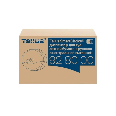 ТОРК: Tellus Диспенсер TP8 SmartChoice Wave для туалетной бумаги в рулонах ЦВ пластик белый/серый