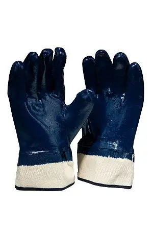 Фото №13 - Перчатки: х/б с полным нитриловым покрытием, манжет крага