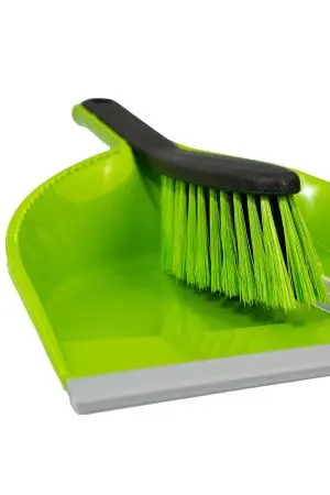 Хозяйственный инвентарь: Совок для мусора YORK пластик с резин.кромкой +щетка-сметка Клип Центи в асс.