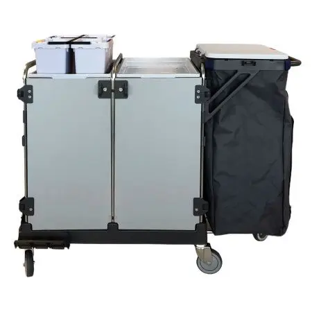 Vileda: Тележка для горничных. Комплектация с 1 чехлом и 1 доп. колесом