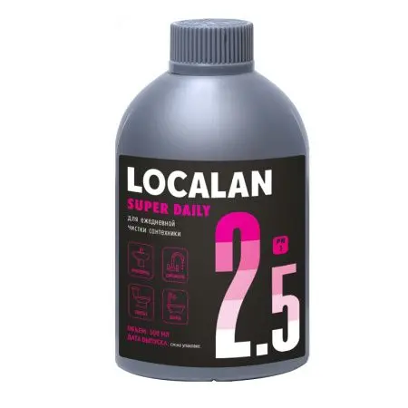 Localan: Super Dayli 0,5л для удаления ржавчины и минеральных отложений кислотное