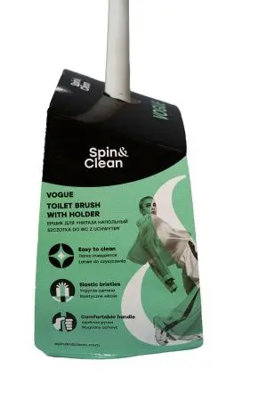 Хозяйственный инвентарь: Ерш унитазный с подставкой пластик(комплект) SVIP Vogue белый