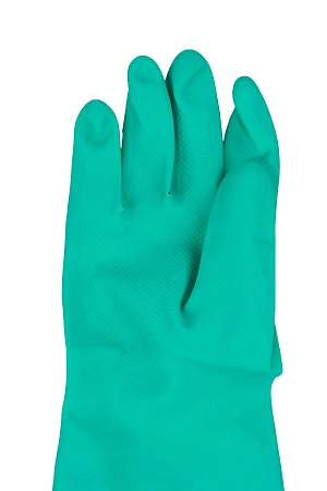 Фото №8 - Vileda: Перчатки многоцелевые M зеленый резиновые