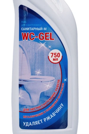Чистящее средство: САНИТАРНЫЙ-М WC 750мл для сантехники на лимонной и щавелевой кислотах "утенок"