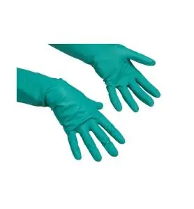 Vileda: Перчатки универсальные L зеленые резиновые