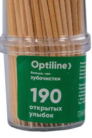 Одноразовая продукция: Зубочистки в спендере /пач.=190 шт.