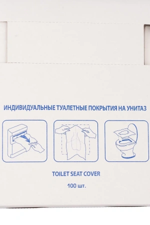 Вик: Покрытия на унитаз 100л 1/4 сложения индивидуальные белые Вельгия