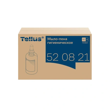 ТОРК: Tellus Мыло S4 пена Комфорт 1л жидкое для рук бесцв. без запаха ГИГИЕНИЧЕСКОЕ