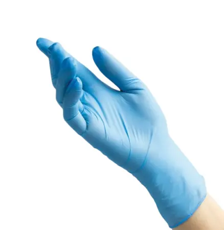 Перчатки: нитриловые Foxy Gloves L неопудренные нестерильные голубые /пач.=100 шт.