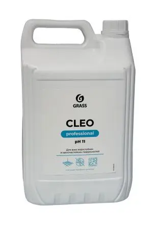 Grass: Клео 5л универсальное конц. щелочное ср-во с антибакт. эф.без хлора (с ЧАС)