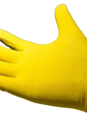 Фото №7 - Перчатки: резиновые латексные MITRA М с хлопковым напылением