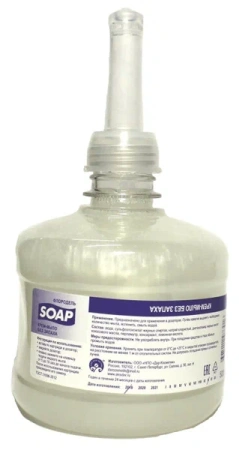 Мыло жидкое: ФЛОРОДЕЛЬ крем-мыло 500мл картридж БЕЗ ОТДУШКИ белое