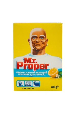 Чистящее средство: МИСТЕР ПРОПЕР 400г порошок для полов ЛИМОН