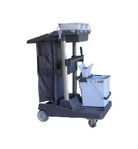 Vileda: Волео Про Свеп: Тележка комплексная 3 контейнера для мопов голубая