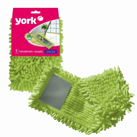 Хозяйственный инвентарь: МОП насадка на швабру YORK Сальса микрофибра "лапша"