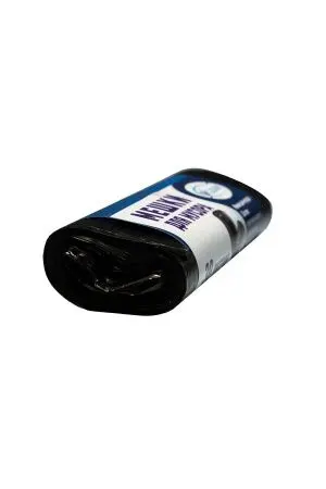 Мешки для мусора: 30л 50х60 ПНД 7мкм VCLEAN черные /рул.=30 шт.