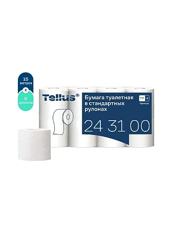 Фото №2 - ТОРК: Бумага туалетная T4 Премиум 3сл 15м белая /пач.=8 шт.
