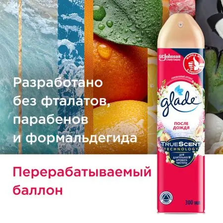 Освежители воздуха: ГЛЕЙД 300мл ПОСЛЕ ДОЖДЯ